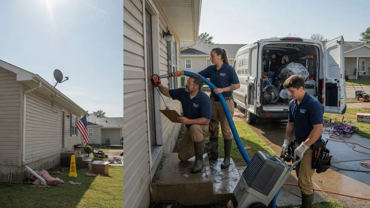 Ceiling Water Damage Restoration in Greencastle, PA near me